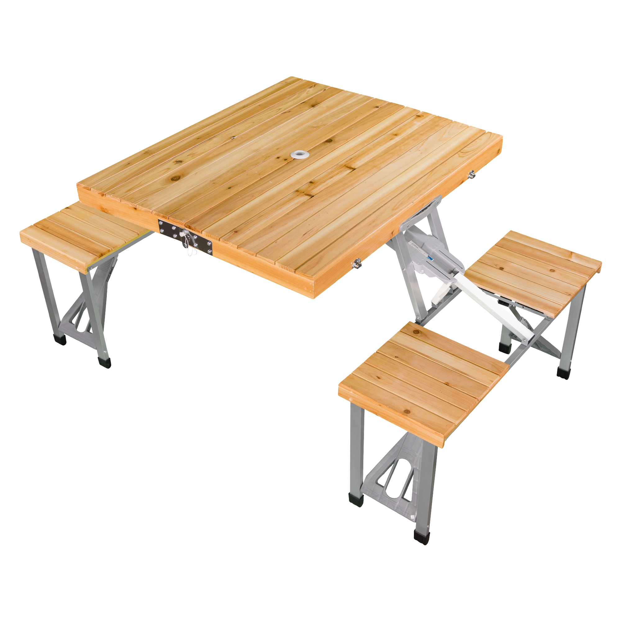 Leisure Season Folding Picnic Table And Bench Off 55